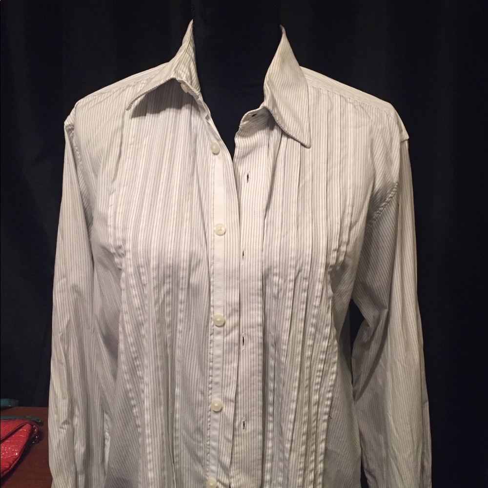 Marc ecko cut&sew White /Grey dress shirt